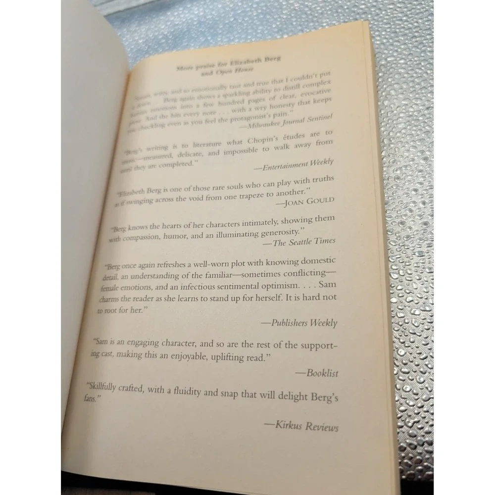 Open House : A Novel by Elizabeth Berg (2001, Trade Paperback, Reprint)